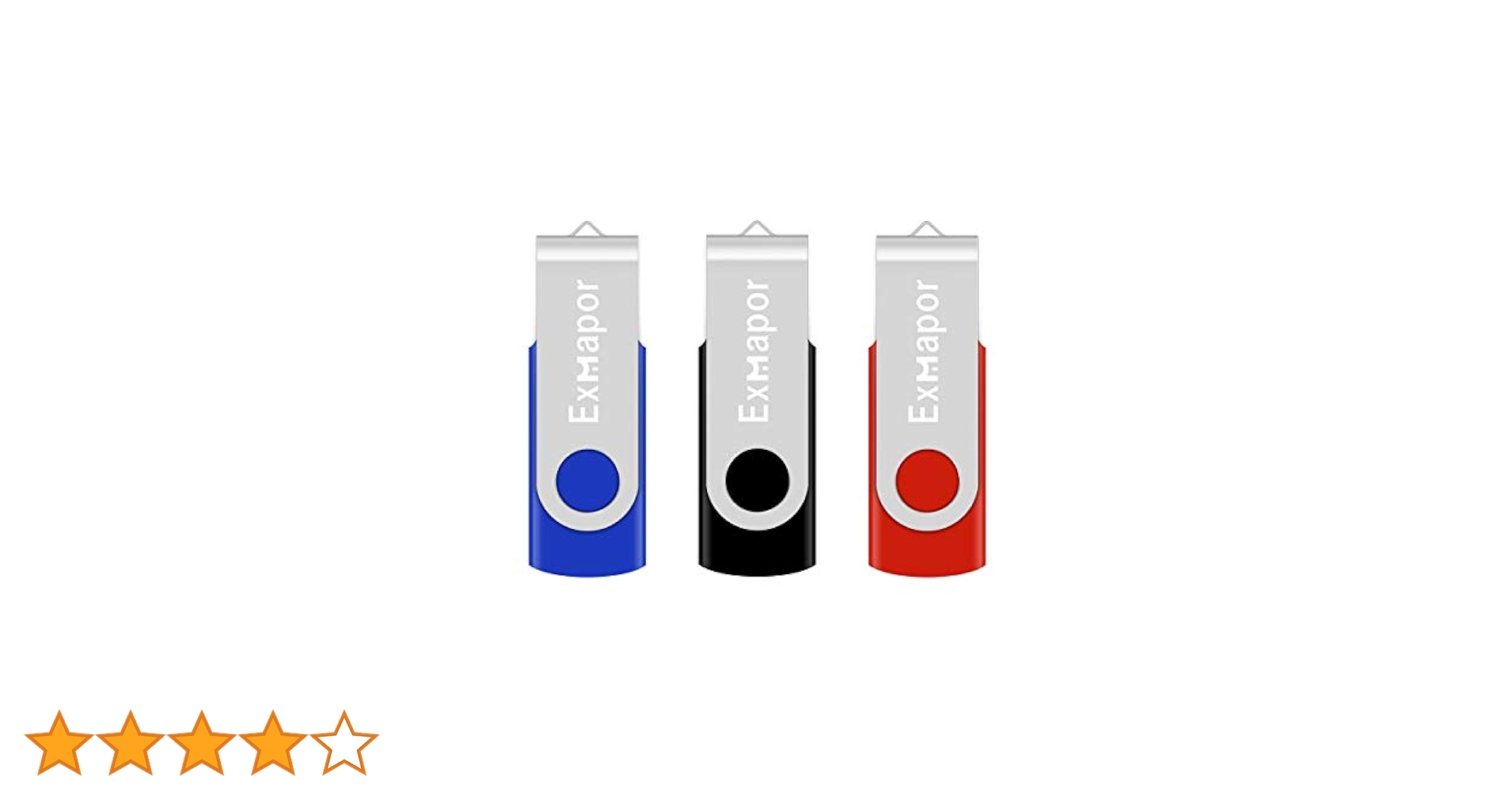 Exmapor USBメモリ 32GB 回転式 ストラップホール付き 3個セット（赤、黒、青） z2zed1b Amazon.co.jp: Exmapor USBメモリ 32GB 回転式 ストラップホール